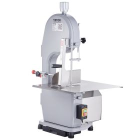 Commercial Electric Meat Bandsaw, 1500W Stainless Steel Countertop Bone Sawing Machine, Workbeach 19.3" x 15", 0.16-7.9 Inch Cutting Thickness